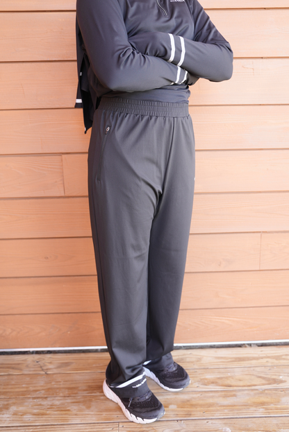 Nisafit Performance Wide-Leg Pants – Black