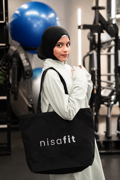 NisaFit Active Longline Performance Top – Sage Mint