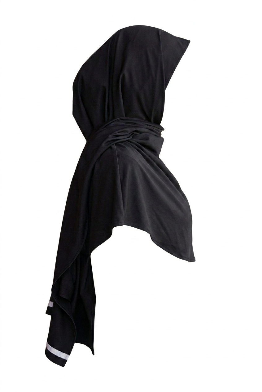 Nisafit Performance Active Hijab – Black