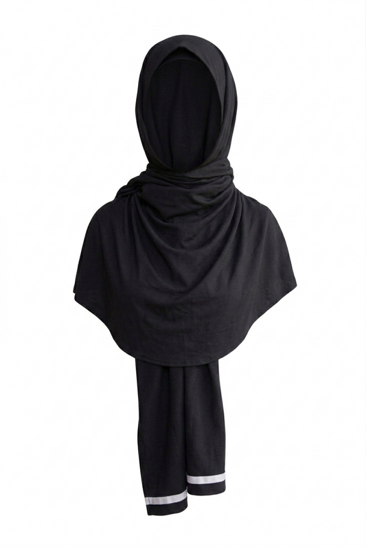 Nisafit Performance Active Hijab – Black