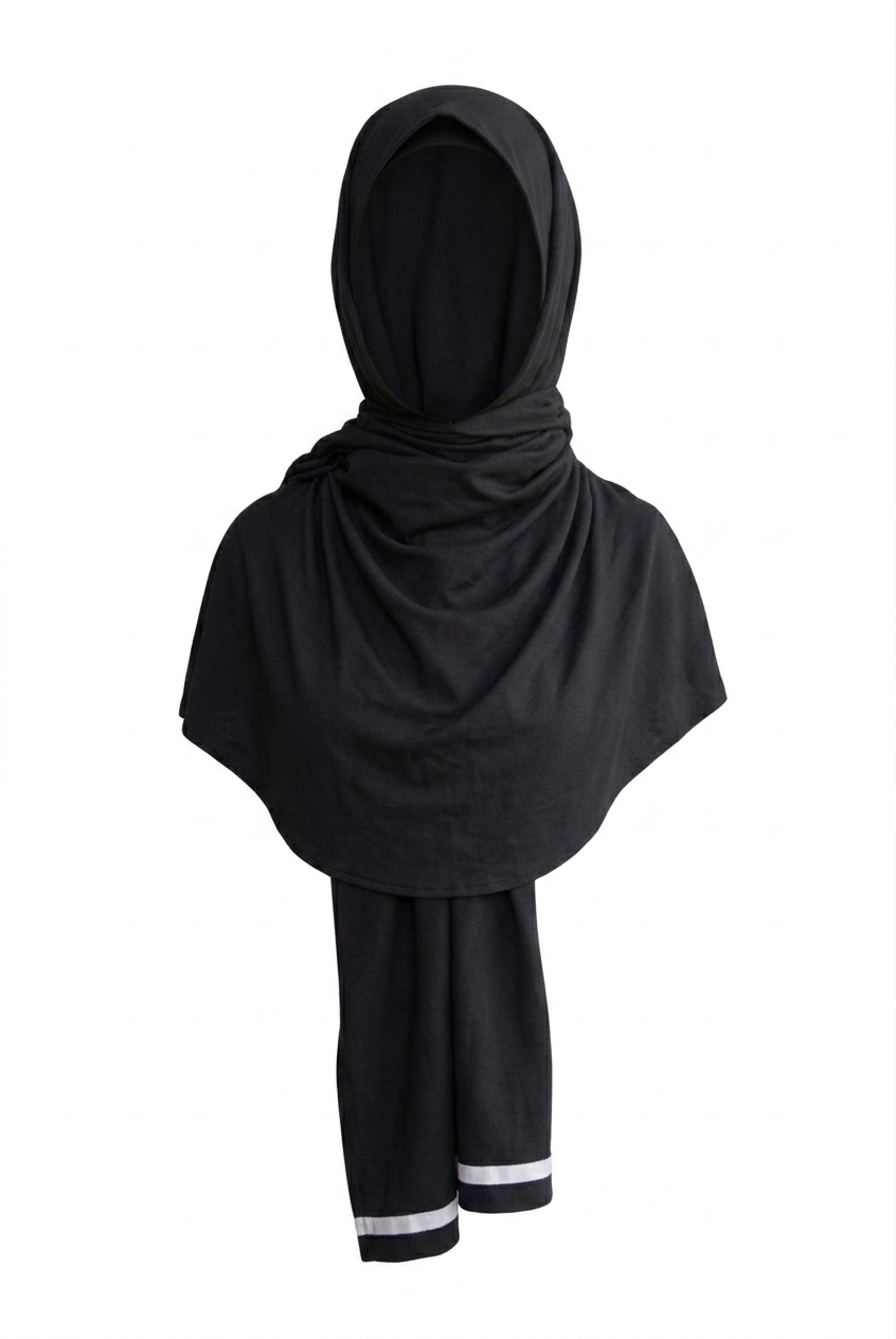 Nisafit Performance Active Hijab – Black